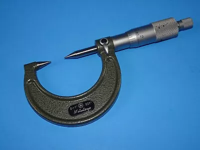 Mitutoyo No. 112-225 30° Point Micrometer  0-1  .001  Japan SC4 • $45.99