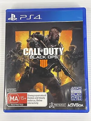 Call Of Duty Black Ops 4 (Sony PlayStation 4 PS4) VGC • $15