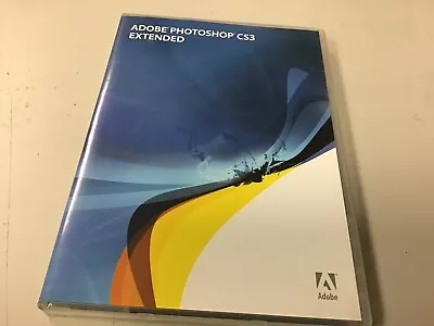 $75 • Buy Preowned Adobe Photoshop CS3 Extended For Mac + Video Workshop + Serial Number