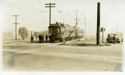 4C549 RP 1930s/40s PACIFIC ELECTRIC RAILWAY CAR #1051 TORRANCE SIGN • $8.99