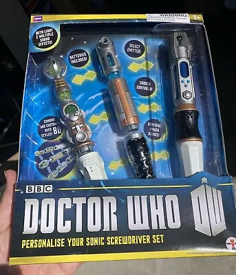 $44 • Buy DOCTOR WHO Personalise Your Sonic Screwdriver Set NEW NIB DR WHO Sealed Box 