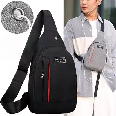 Anti-theft Chest Bag Crossbody Waterproof Travel Bags Shoulder Bag Pocket Pouch • £4.73