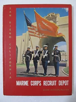 1960 MARINE CORPS RECRUIT DEPOT YEARBOOK 2nd Batt. Platoon 268 SAN DIEGO CA • $79.99