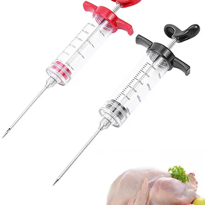 Spice Syringe Marinade Injector Flavor Syringe Cooking Kitchen Utensils BBQ T XK • £6.55