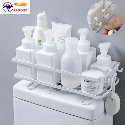 $21.99 • Buy Bathroom Rack Shelf Over Toilet Storage Cabinet Restroom Paper Holder Organizer