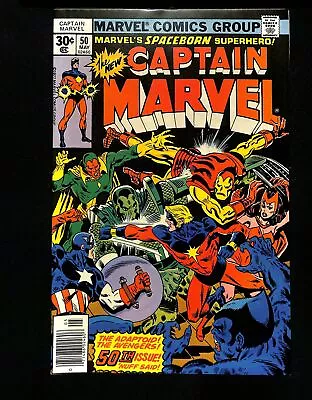 Captain Marvel (1968) #50 1st Dr. Minerva! Marvel 1977 • $0.99