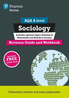 Chapman Steve : Pearson REVISE AQA A Level Sociology Rev FREE Shipping Save £s • £6.16