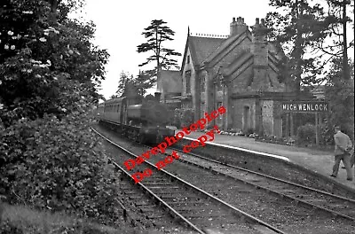 B&W Railway Negative (6mx9cm) No 5712 - 57XX 0-6-0T On 4.40pm Much Wenlock To We • £3.75