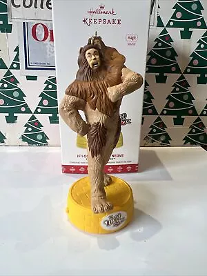 £24.99 • Buy Wizard Of Oz If I Only Had The Nerve Christmas Hallmark Keepsake Ornament NIB