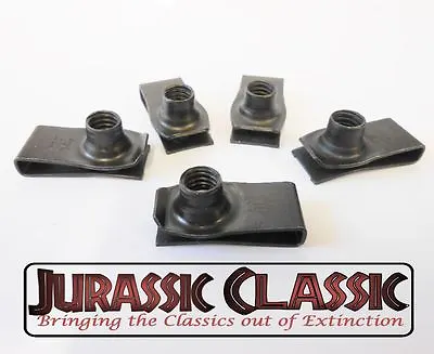 1946-80 Mopar 5pk 5/16-18 Extruded Fender U-Nuts Clips Hood Body Trunk Glovebox • $10.99