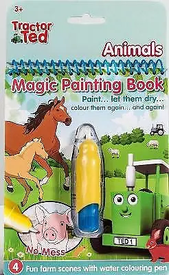 Tractor Ted Magic Painting Book Animals By Heard Alexandra Like New Used F... • £9.63