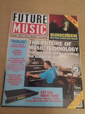 £1.99 • Buy Future Music Magazine Preview Issue - November 1992 - B66