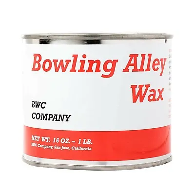 Bowling Alley Wax Clear Paste Wax 16 Oz. Can • $27.70