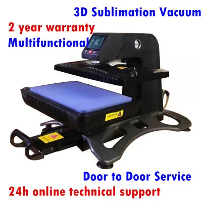 $1471.31 • Buy Auto Open Pneumatic 3D Sublimation Vacuum Heat Press Transfer Machine, 220V 