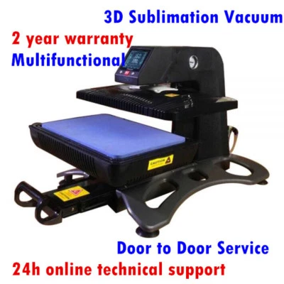 Auto Open Pneumatic 3D Sublimation Vacuum Heat Press Transfer Machine 220V  • $1471.31