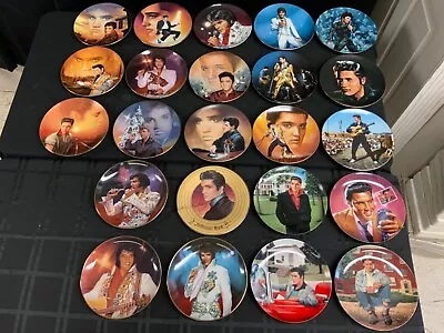 Lot Of 23 Elvis Collector Art Plates (JDT21) • $100