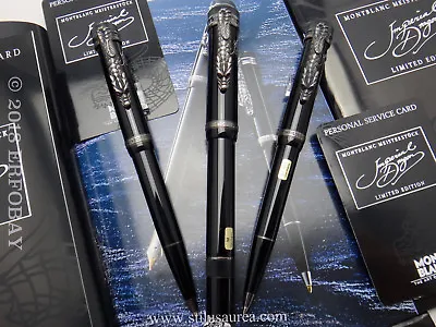 MONTBLANC Imperial Dragon Writers Limited Edition Set (FP+BP+MP) 562/1500 M 1993 • $8500