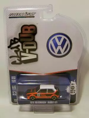 1976 '76 Vw Volkswagen Rabbit Gti V-dub R18 Greenlight Diecast 2024 • $6.95