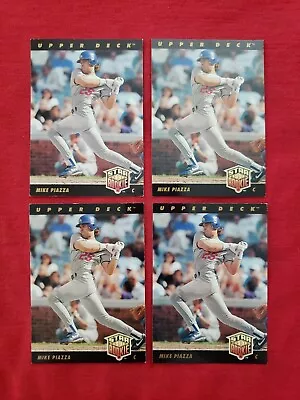 (4) 1993 Upper Deck Star Rookie Mike Piazza RC Dodgers • $0.84