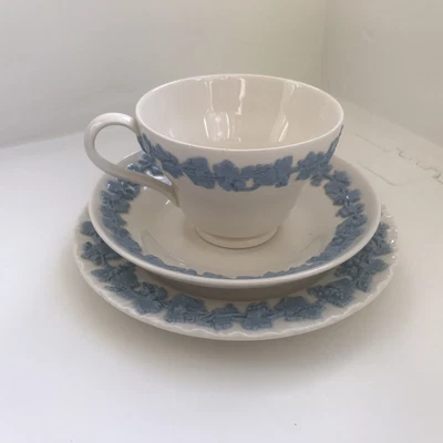 £15 • Buy Vintage Wedgwood Queensware Tea Cup, Saucer And Plate.