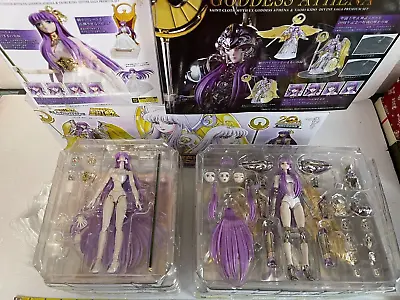 Bandai Saint Cloth Myth EX Goddess Athena & Saori Kido Divine Saga Premium Set • $309.99