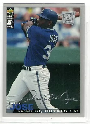 Felix Jose   Baseball  1994 Upper Deck Collector's Choice  Silver Signa • $4.50