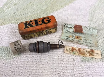 Antique Vintage Tractor  Car KLG KA4 Spark Plug 22mm Traction Petter Engine • $34.85