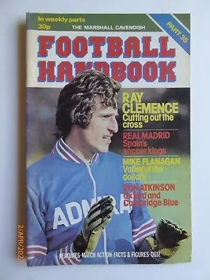 £1.80 • Buy Football Handbook Part 35, Marshall Cavendish, 1978, GC
