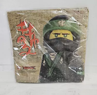 LEGO 'Ninjago Movie' LUNCH NAPKINS (16) Birthday Party Supplies Dinner Luncheon • $10.52