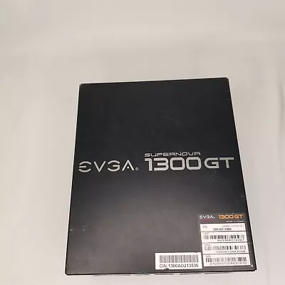 (PARTS/NOT WORKING!) EVGA Supernova 1300 GT 80 Plus Gold 1300W (NO CABLES) • $35