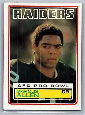 1983 Topps - #294 Marcus Allen (RC) - HOF EX-NM *TEXCARDS* • $8