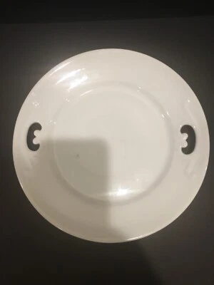 $49.99 • Buy Antique VA Ironstone Handled Cake Plate White Made In Portugal Rare