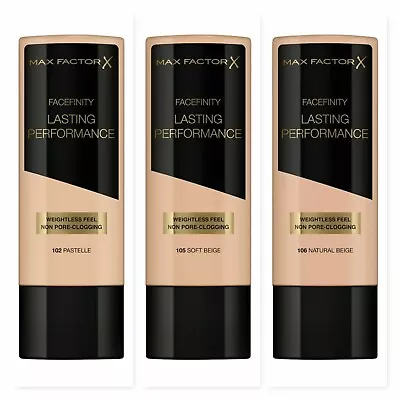MAX FACTOR Face Finity Lasting Performance Foundation 35ml CHOOSE SHADE NEW PACK • £5.45