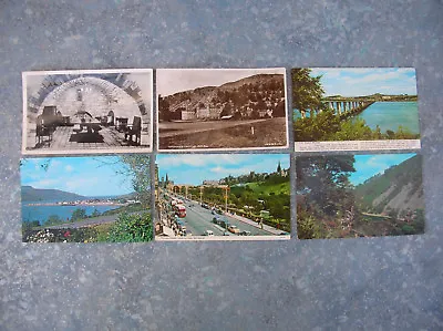 6 Old Scottish - Scotland Postcards – Cairngorms Tay Bridge Ullapool Etc. • £4.99