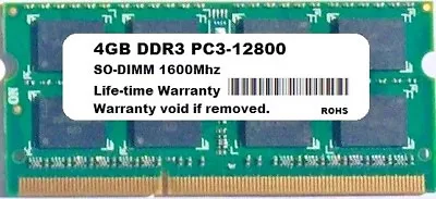 4GB Module SODIMM MacBook Pro Mid 2012 A1278 MD101LL/A MD102LL/A Memory Ram • $12.99