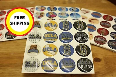 Ucla Bruins 16-piece Set 1  Round Stickers With Clear Dome Cover • $5