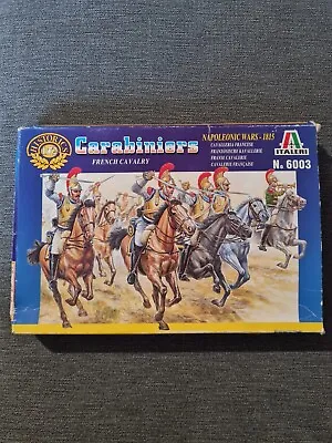 Italeri 6003 Carabiniers French Cavalry 1/72 Scale 17 Figurines • £10