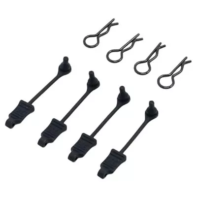 SC Models RC Car Body Clip Retainer 1:8 Scale Black (4) (SCKRSH030A) • £5.50