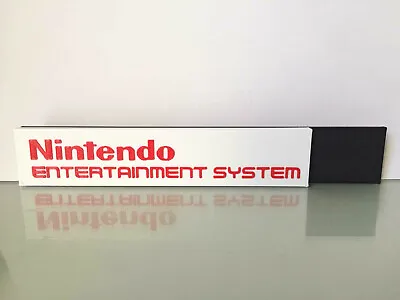 £10.25 • Buy NES Logo Video Game Nintendo Entertainment System Collectible Display Text Stand