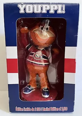 Vintage NHL Canadians Hockey Mascot Youppi Bobble Head Canada 1st Edition NEW • $59.99