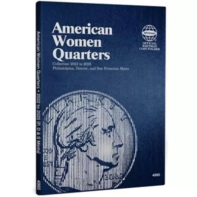 New Whitman Coin Folder American Women Quarters Mini Album P&DS 2022-2025 4985  • $8.48