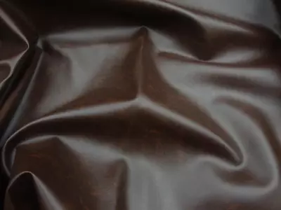 Brown Contract Commercial Marine Grade Upholstery Faux Leather Vinyl 54  Wide • $22