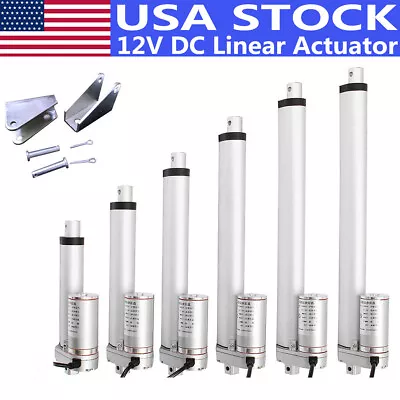 12V 8 -18  Inch Linear Actuator 1000N/220Lbs 14mm/s Electric DC Motor Auto Lift • $58.49