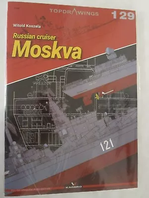 Russian Cruiser Moskva - Kagero TopDrawings 129 • $19.95