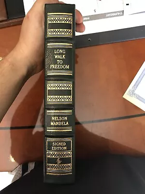 Long Walk To Freedom By Nelson Mandela Verified By The Easton Press Signed • $3100