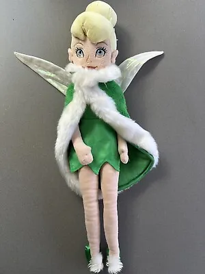 Disney Store Plush Soft Fairy Doll Toy  Tinkerbell  With Cape • £7
