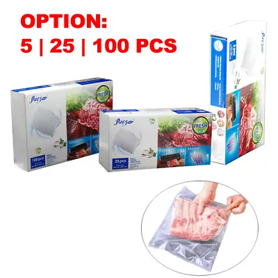 $8.95 • Buy 8   X 12  PaczSaver-Food Vacuum Sealer Bag BPA Free,Microwave&Freezer Safe