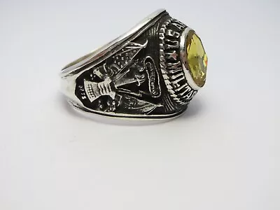 SILVER 925 RING  MILITARY POLICE RING  MP RING  USMP   US Size  9 • $65.45