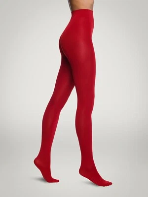 £14.90 • Buy WOLFORD VELVET DE LUXE 66 TIGHTS - Lipstick S UK 10/12