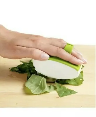£8.99 • Buy Chef’n Palm Hand Held Herb Salad Mincer Chopper Cutter Knife Kitchen Preparation